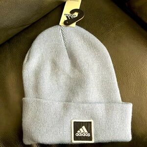 NWT adidas blue beanie one size